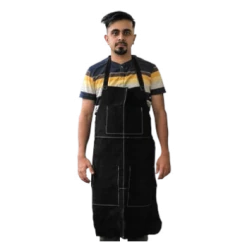 Anchor Black Suede Apron