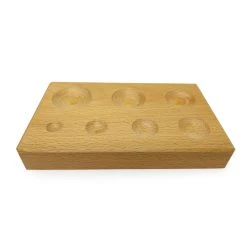 Anchor Wooden Round Dapping Block