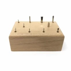 Anchor Screwdriver Blades On Wood Stand