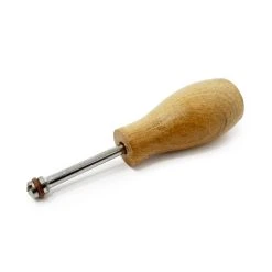 Anchor Screw Mandrel With Wooden Handle