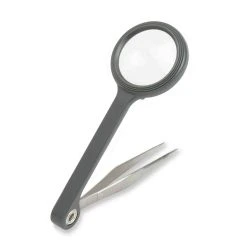 Carson MagniGrip 4.5x Magnifier With Tweezers