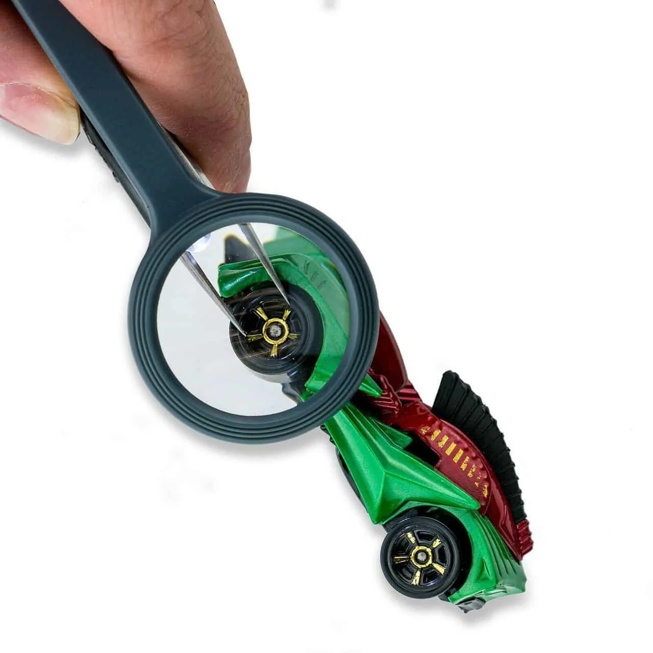 Carson MagniGrip LED 4.5x Magnifier With Tweezers - Image 4