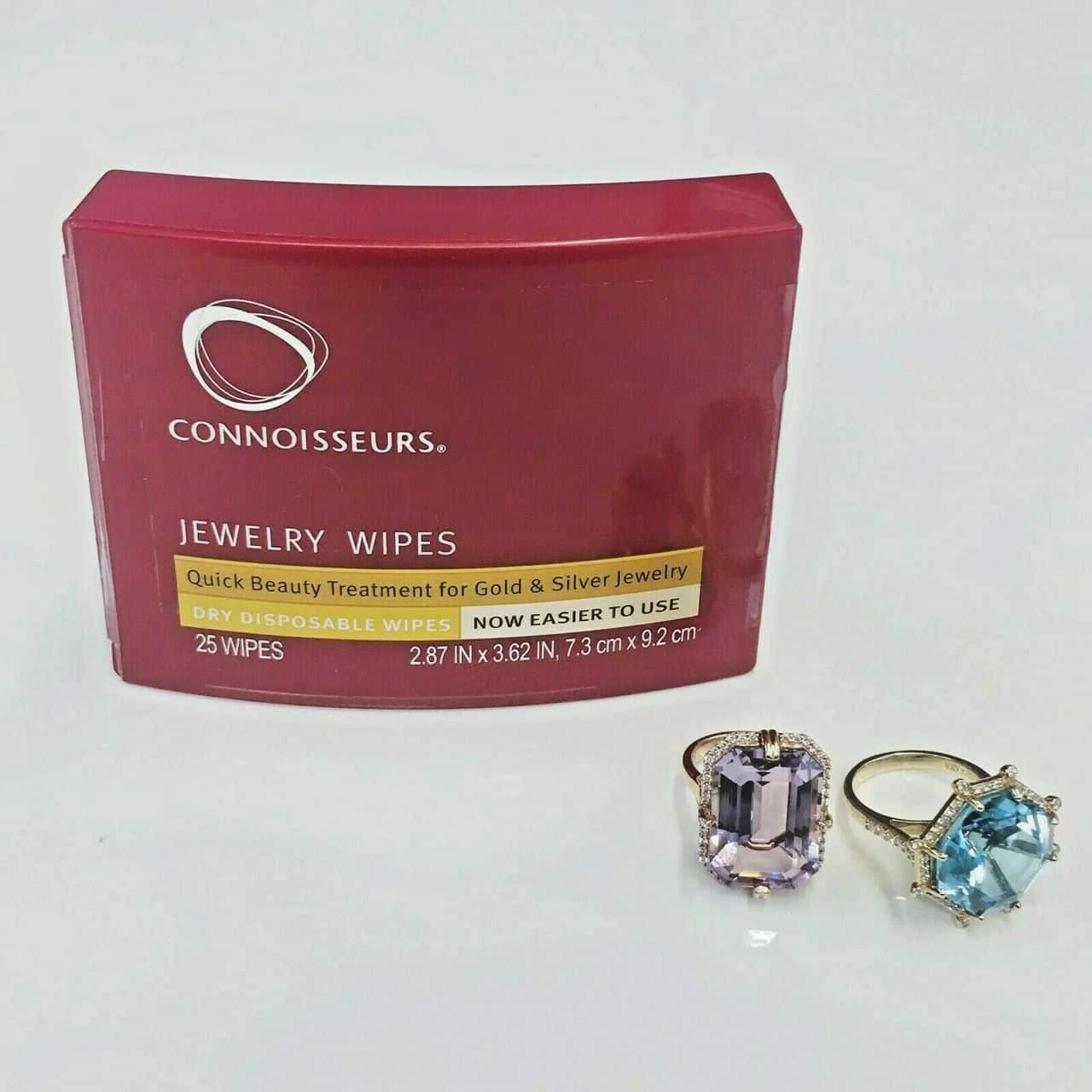 Connoisseurs Gold & Silver Jewellery Cleaning Wipes - Image 4