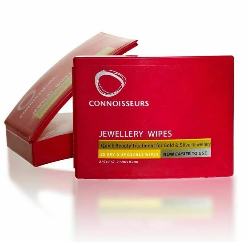 Connoisseurs Gold & Silver Jewellery Cleaning Wipes - Image 2