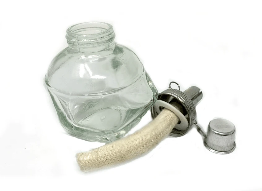 Glass Spirit Alcohol Lamp & Thick Wick - Image 2