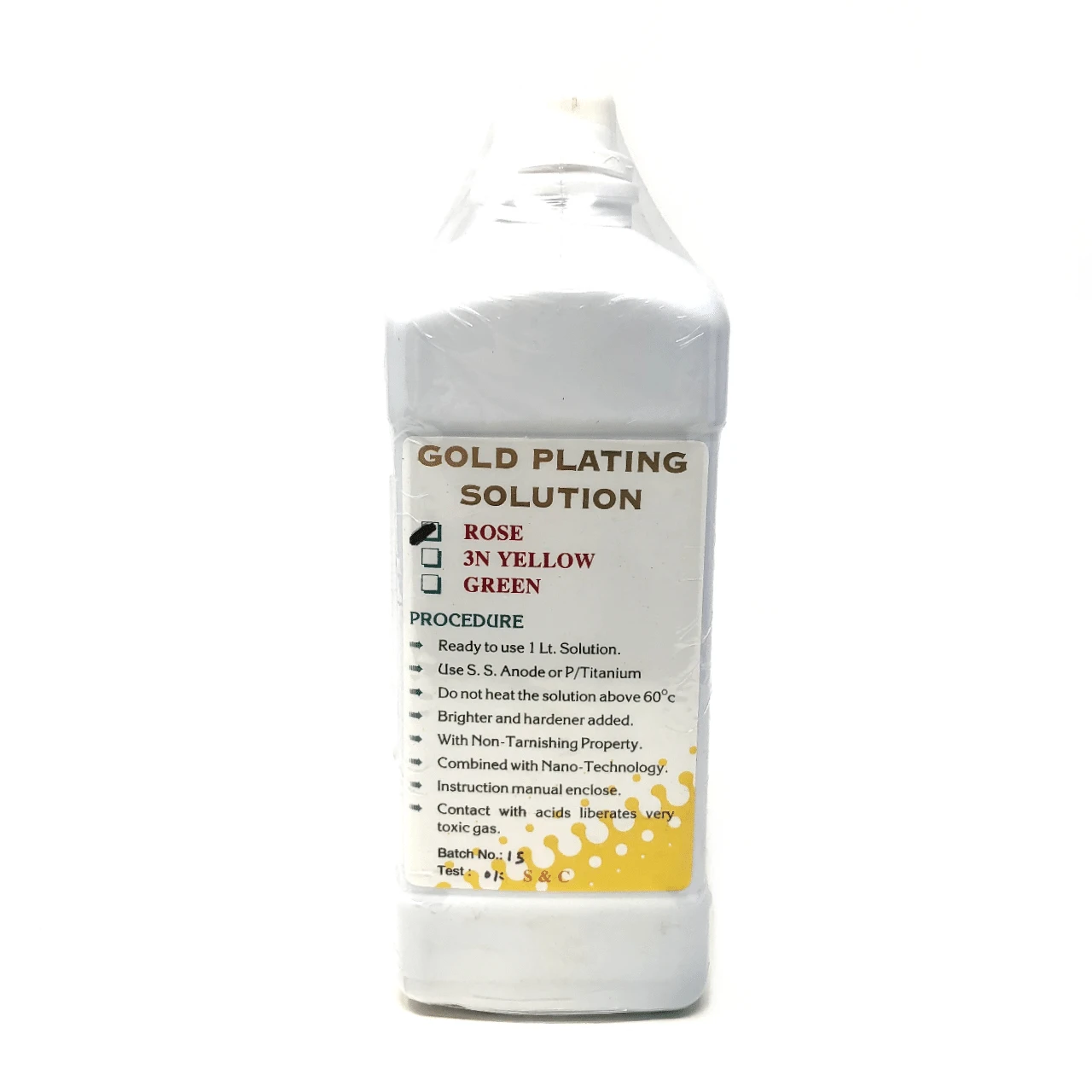 Anchor Gold Plating Solution – Rose, Yellow Or Green - Image 2
