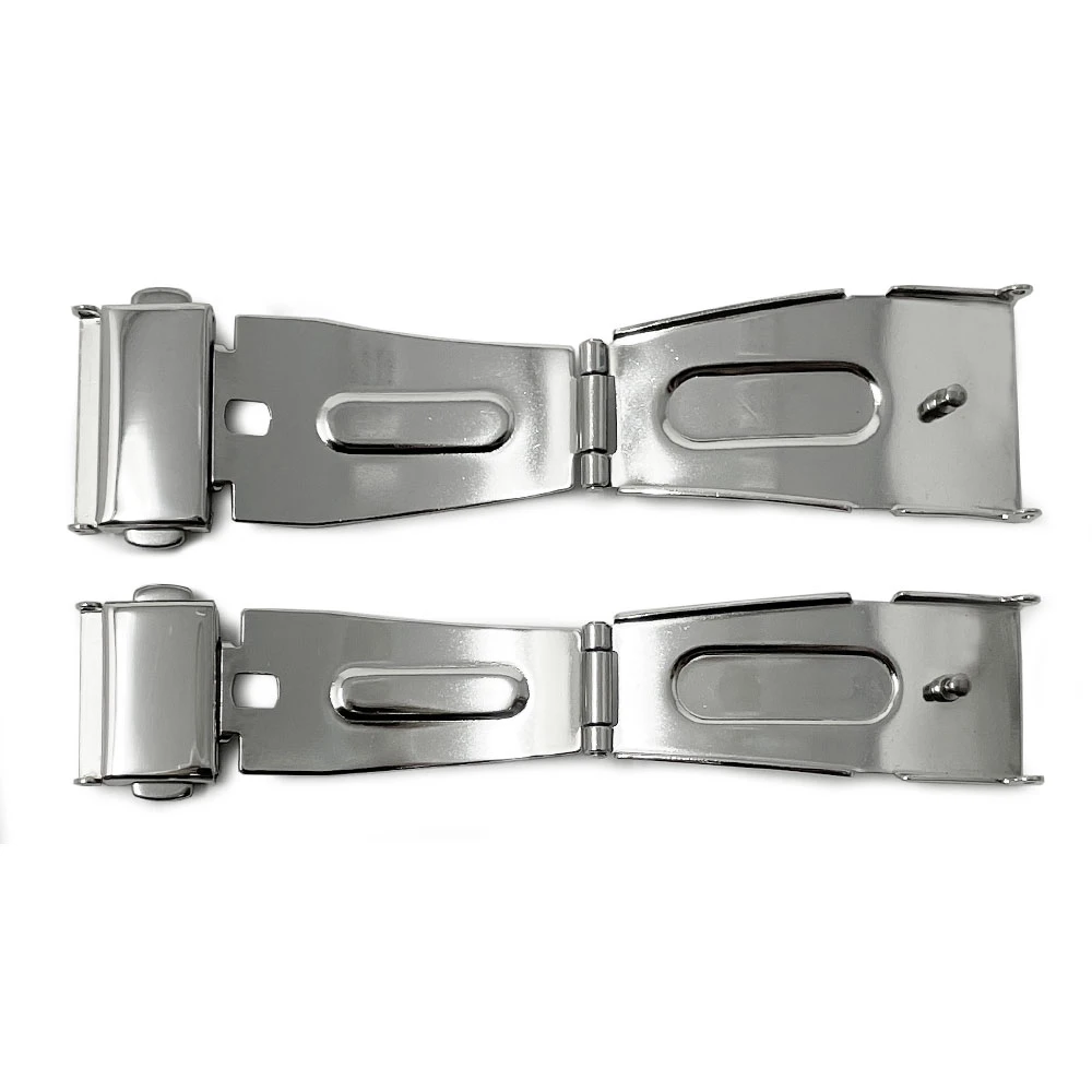 Polished Stainless Steel Sprung Loaded Buckle Clasp - Image 3