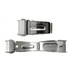 Polished Stainless Steel Sprung Loaded Buckle Clasp