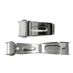 Polished Stainless Steel Sprung Loaded Buckle Clasp