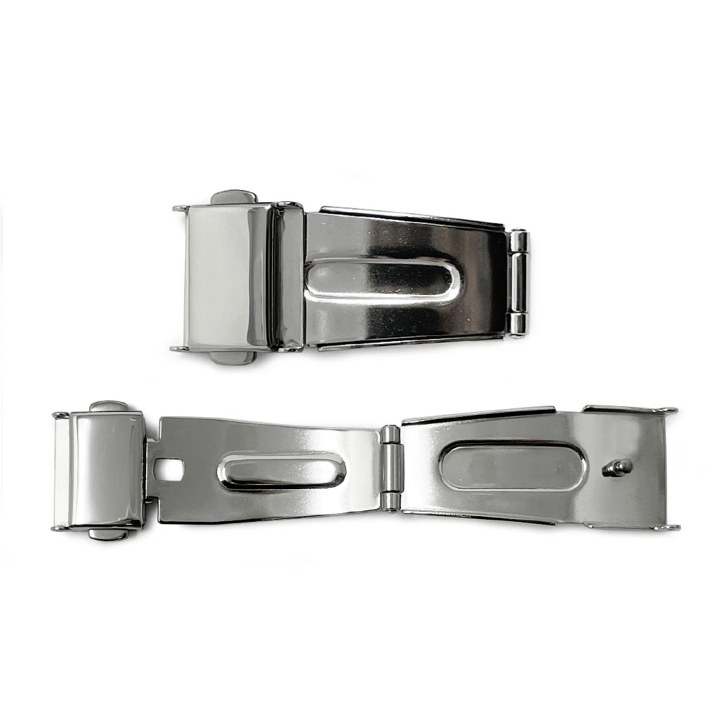 Polished Stainless Steel Sprung Loaded Buckle Clasp