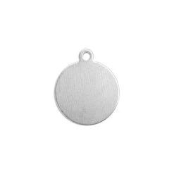 ImpressArt Premium Stamping Blanks – Aluminium 1/2″ Circle Tag With Ring