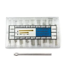 Watch Split Pins Set, Ø0.80mm, 4mm-21mm