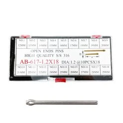 Watch Split Pins Set, Ø1.20mm, 12mm-29mm