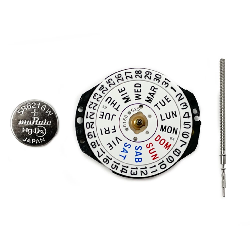 Seiko Hattori VX83 Quartz Watch Movement (Day & Date At 3h)