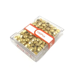 Golden Watch Crowns 100 Pcs