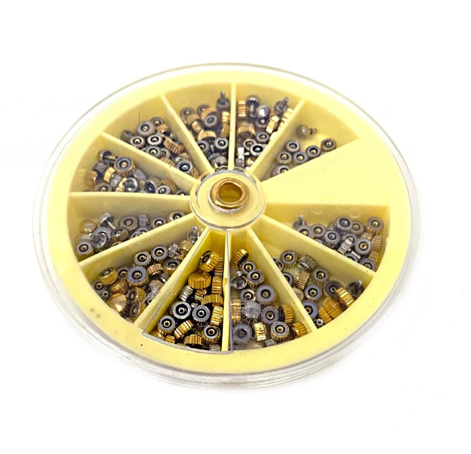 Watchmakers Mixed Quartz Crowns 250 Pieces