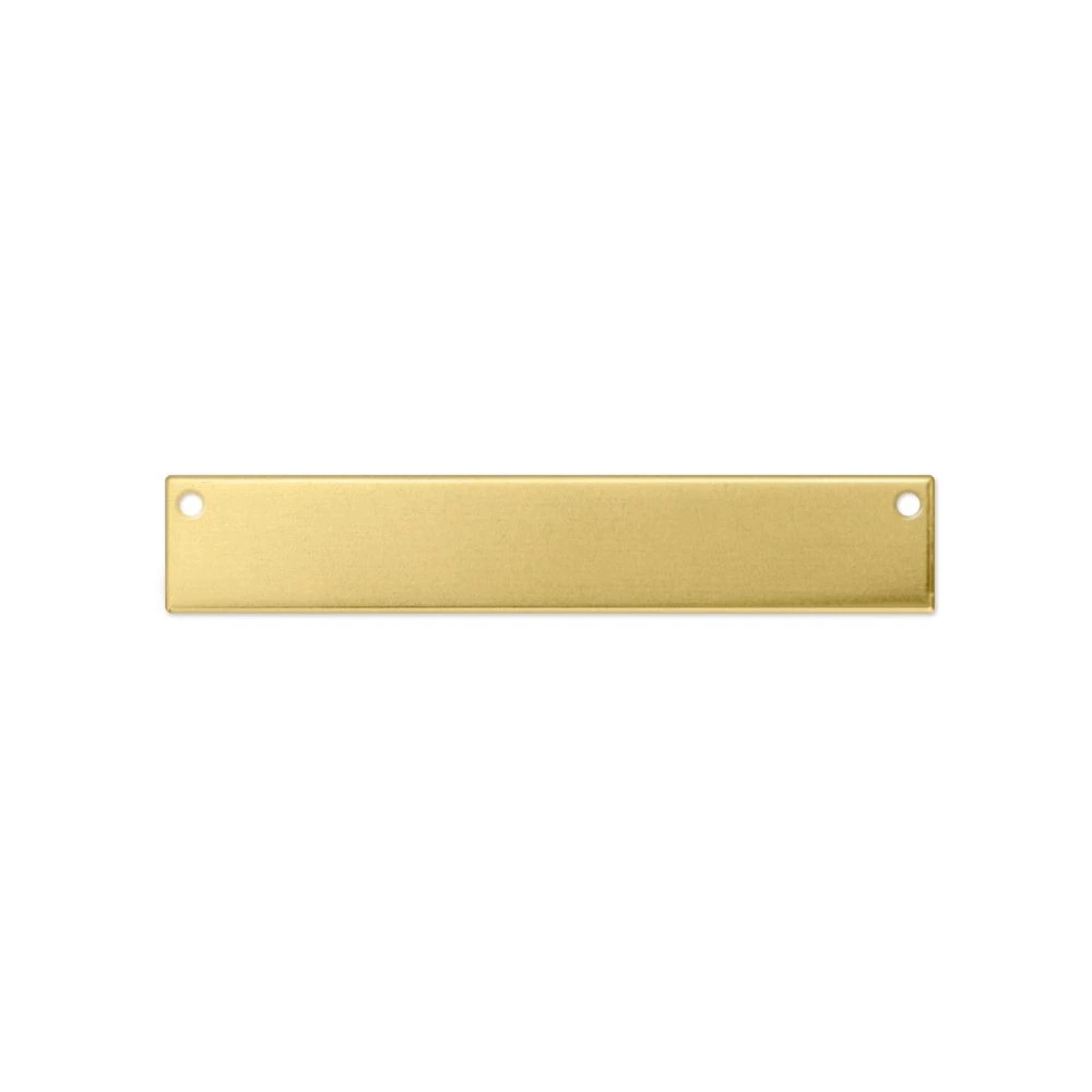 ImpressArt Premium Stamping Blanks – Brass Rectangle With Holes