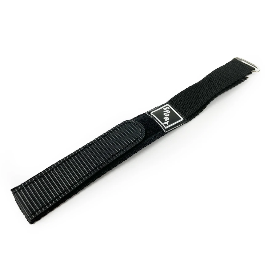 Black One-Piece Sport Watch Strap - Image 3