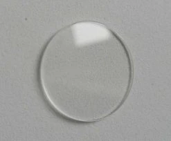 Round & Flat Watch Glass 1.3mm Thick 17-37.5mm Range