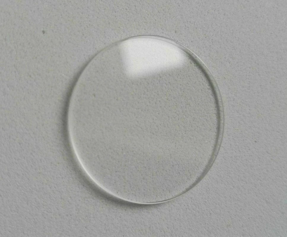 Round & Flat Watch Glass 1.3mm Thick 17-37.5mm Range
