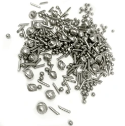 Stainless Steel Tumbling Media – Satellite Balls, Cross & Pins Craft