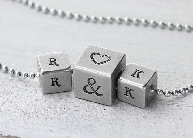 ImpressArt Pewter Large Cube Stamping Blanks, 4 Pack - Image 2