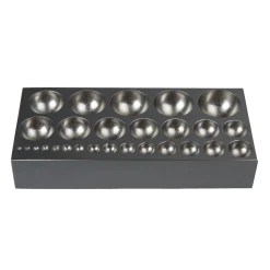 Anchor Round Dapping Block With 27 Domes