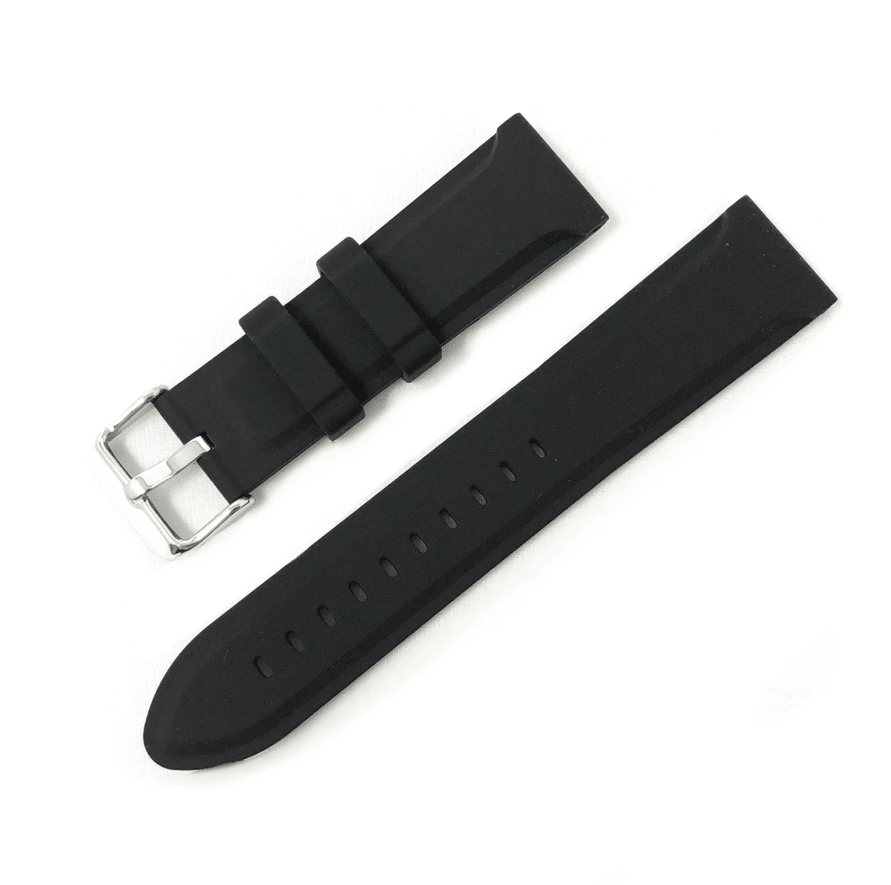 Hadley Roma Watch Strap – Black Silicone