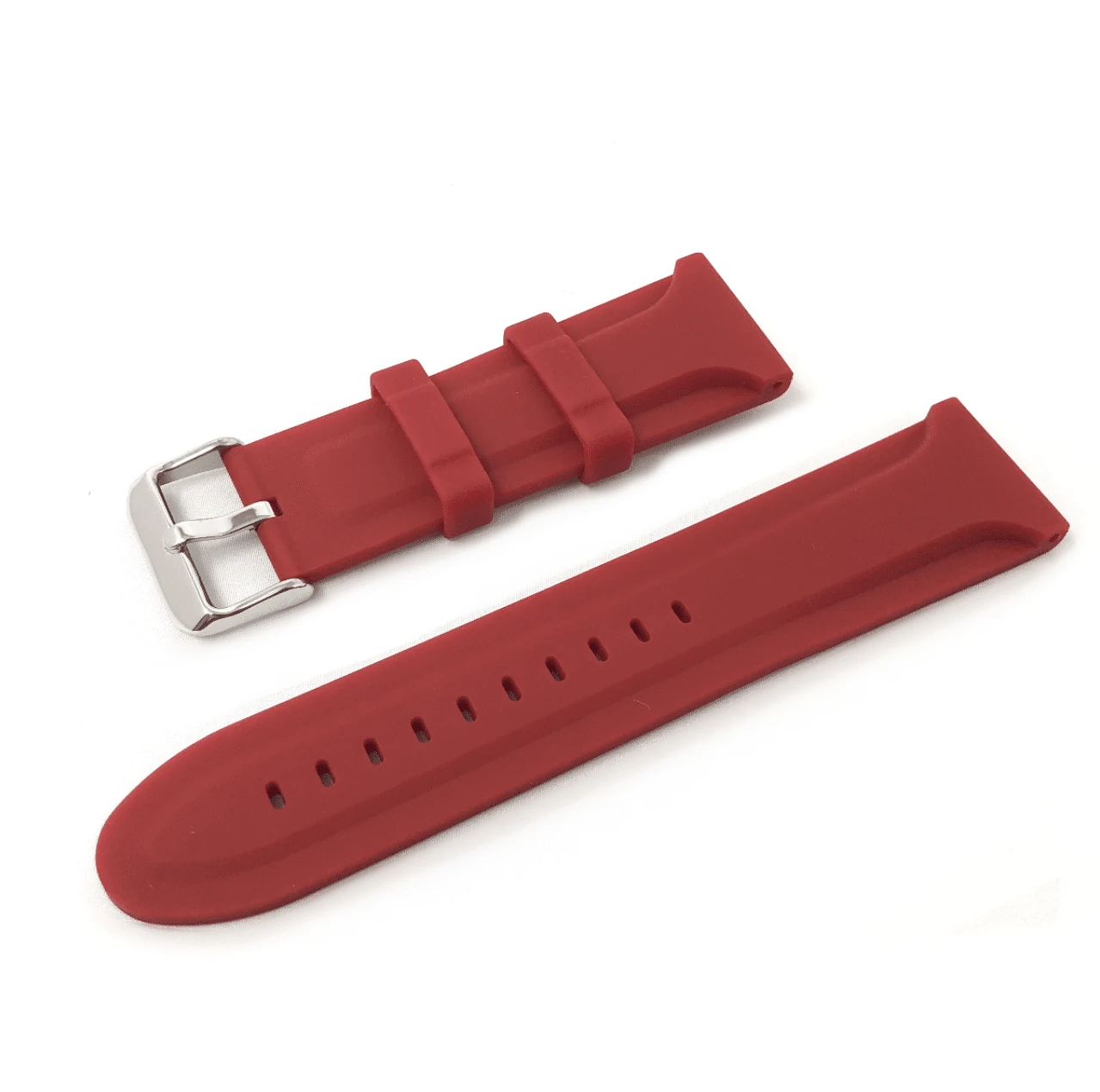 Hadley Roma Watch Strap – Red Silicone