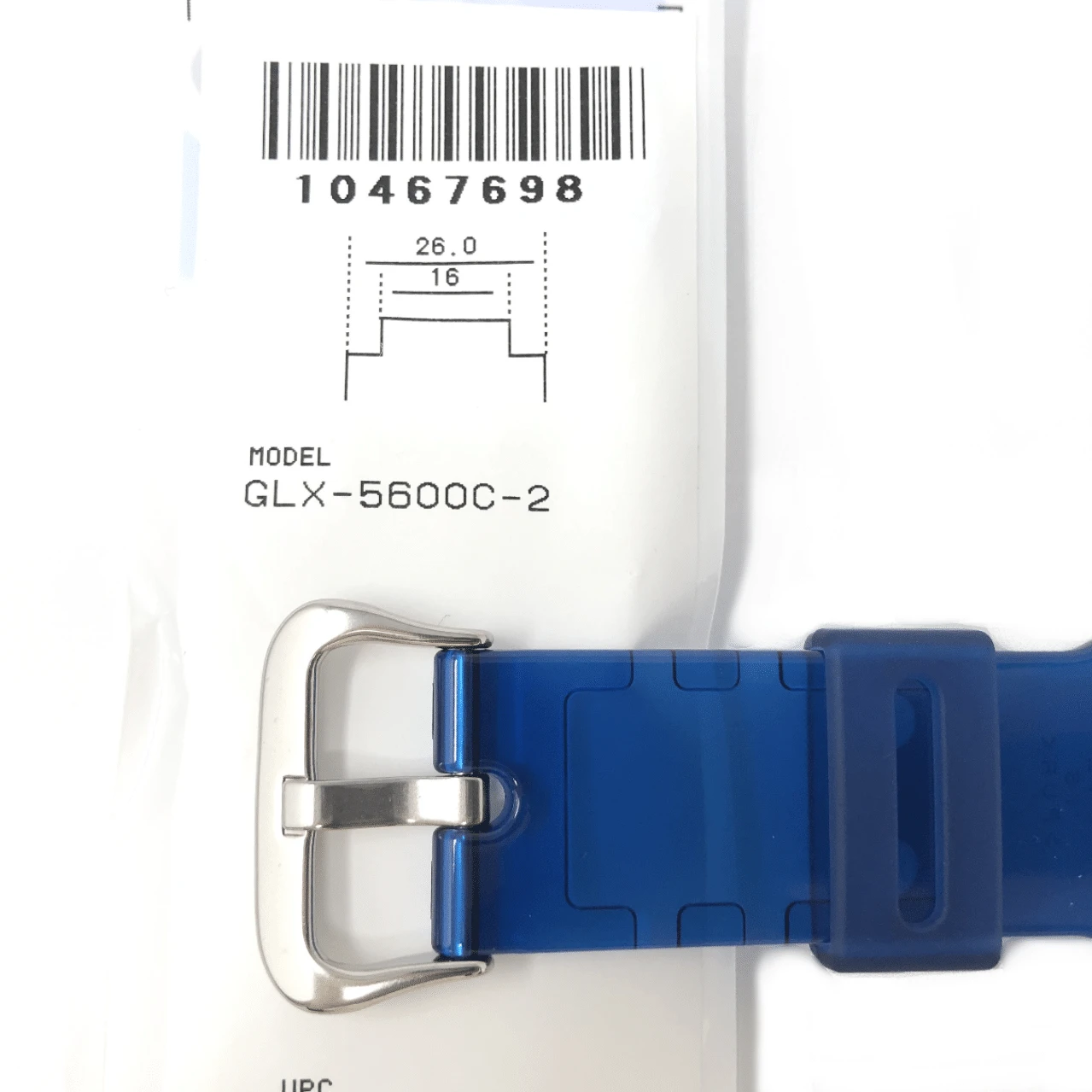 Casio Watch Strap 10467698 - Image 5