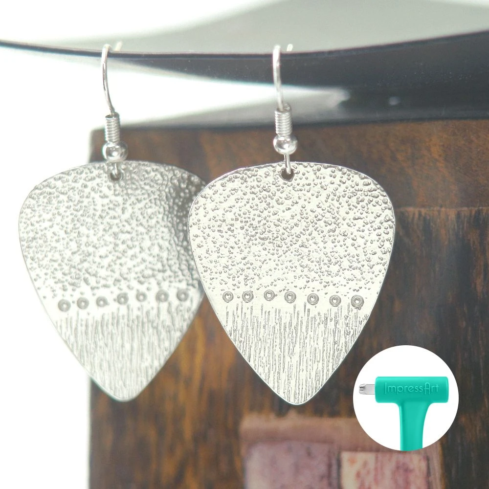 ImpressArt Vertical Line Texture Design Stamp, 6mm - Image 2