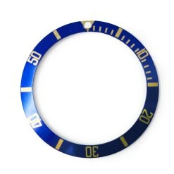 Bezel Insert For Rolex 16808 Blue & Gold (Swiss Made)