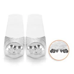 ImpressArt Flourish Ends N Design Stamps, 6mm