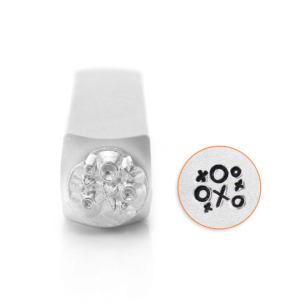 ImpressArt O & X Texture Design Stamp, 6mm