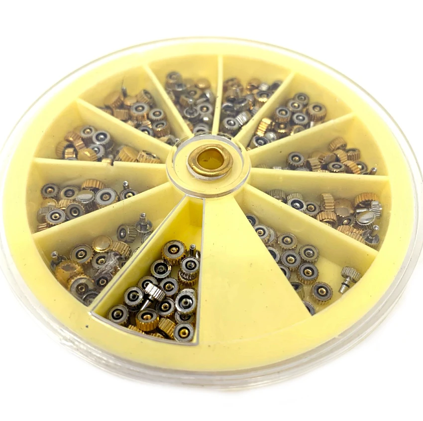 Watchmakers Mixed Quartz Crowns 250 Pieces - Image 2