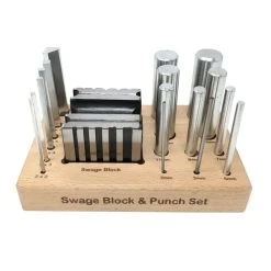 Anchor Swage Block & Punch Set