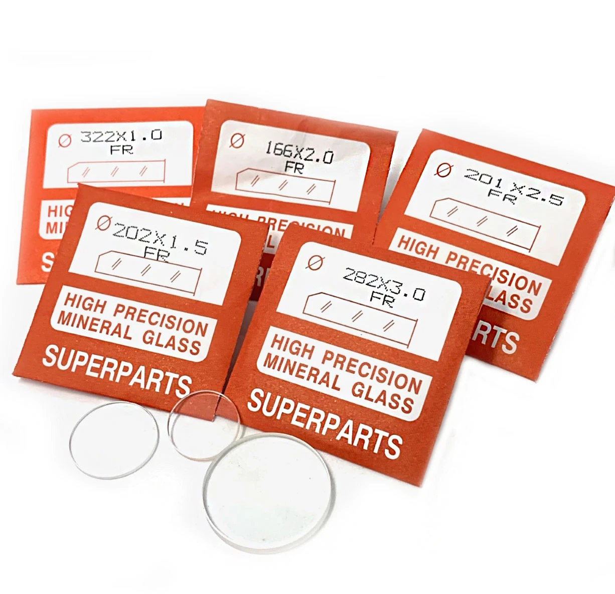 Round & Flat Watch Glass 4mm Thick 25-50mm Range - Image 2