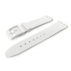 White PVC Watch Strap